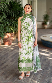Meraki by Asifa & Nabeel Embroidered Lawn Unstitched 3Pc Suit MK-06 Sarsabz