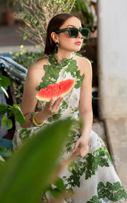 Meraki by Asifa & Nabeel Embroidered Lawn Unstitched 3Pc Suit MK-06 Sarsabz