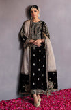 Emaan Adeel Makhmal Embroidered Velvet Unstitched 3Pc Suit MK-08 AQS