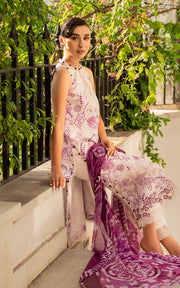 Meraki by Asifa & Nabeel Embroidered Lawn Unstitched 3Pc Suit MK-10 Reshmi