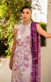 Meraki by Asifa & Nabeel Embroidered Lawn Unstitched 3Pc Suit MK-10 Reshmi