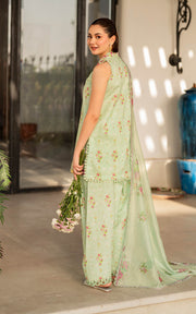 Meraki by Asifa & Nabeel Embroidered Lawn Unstitched 3Pc Suit MK-11 Gul-e-Rana