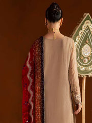 Nureh Mukeshkari Embroidered Mukesh Chiffon Unstitched 3Pc Suit MK-22