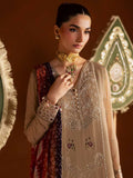 Nureh Mukeshkari Embroidered Mukesh Chiffon Unstitched 3Pc Suit MK-22