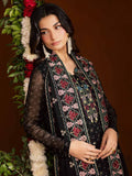 Nureh Mukeshkari Embroidered Mukesh Chiffon Unstitched 3Pc Suit MK-24
