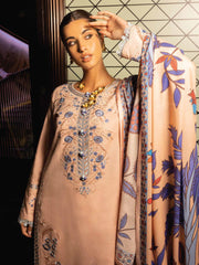 MUSHQ Broadway Unstitched Embroidered Karandi 3Pc Suit MNM-01