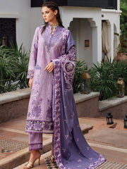 MUSHQ Moroccan Dream Unstitched Embroidered Sateen 3Pc Suit MNW-01