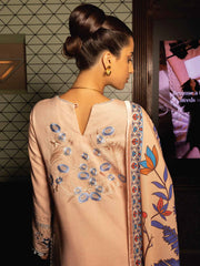 MUSHQ Broadway Unstitched Embroidered Karandi 3Pc Suit MNM-01