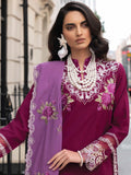 MUSHQ Broadway Unstitched Embroidered Linen 3Pc Suit MNM-02