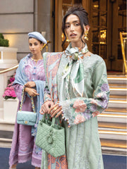 MUSHQ Broadway Unstitched Embroidered Khaddar 3Pc Suit MNM-03