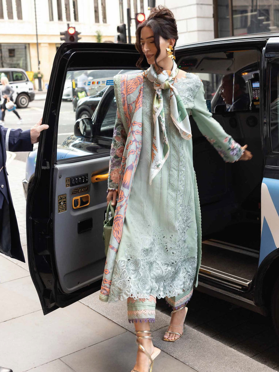 MUSHQ Broadway Unstitched Embroidered Khaddar 3Pc Suit MNM-03
