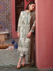 MUSHQ Moroccan Dream Unstitched Embroidered Sateen 3Pc Suit MNW-05