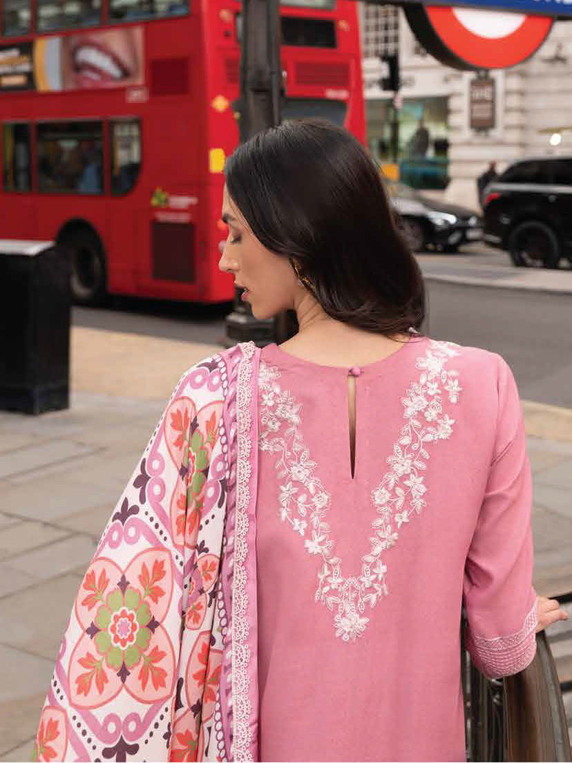 MUSHQ Broadway Unstitched Embroidered Karandi 3Pc Suit MNM-06