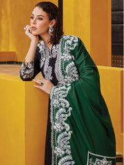 MUSHQ Moroccan Dream Unstitched Embroidered Sateen 3Pc Suit MNW-06
