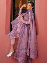 MUSHQ Moroccan Dream Unstitched Embroidered Sateen 3Pc Suit MNW-07