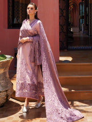 MUSHQ Moroccan Dream Unstitched Embroidered Sateen 3Pc Suit MNW-07