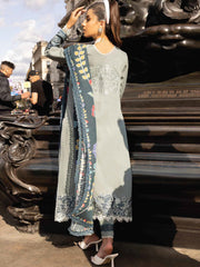 MUSHQ Broadway Unstitched Embroidered Karandi 3Pc Suit MNM-09