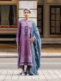 MUSHQ Broadway Unstitched Embroidered Linen 3Pc Suit MNM-10