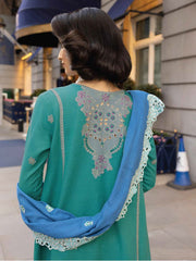 MUSHQ Broadway Unstitched Embroidered Khaddar 3Pc Suit MNM-11