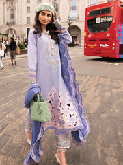 MUSHQ Broadway Unstitched Embroidered Karandi 3Pc Suit MNM-12