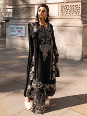 MUSHQ Broadway Unstitched Embroidered Khaddar 3Pc Suit MNM-14