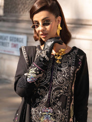 MUSHQ Broadway Unstitched Embroidered Khaddar 3Pc Suit MNM-14