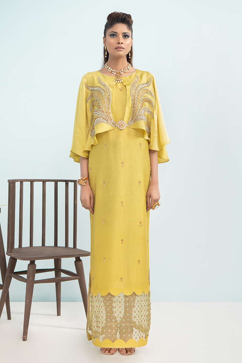 Maria Osama Khan Luxury Pret Signature - DAFFODIL
