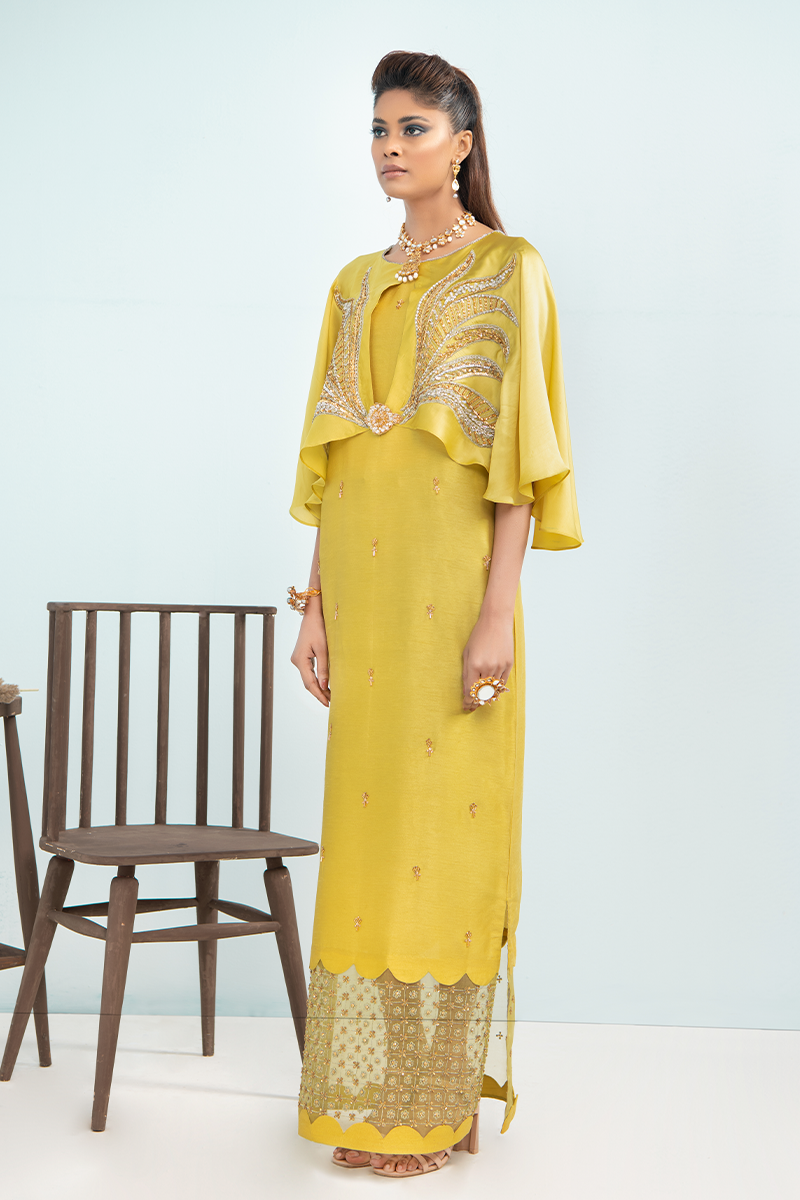 Maria Osama Khan Luxury Pret Signature - DAFFODIL