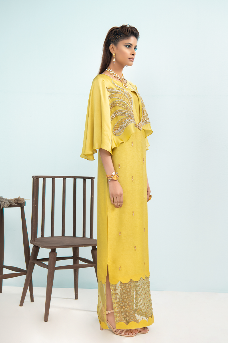 Maria Osama Khan Luxury Pret Signature - DAFFODIL
