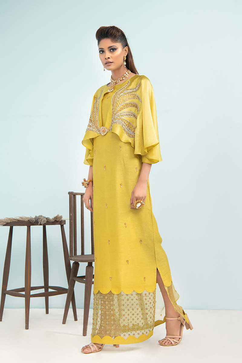 Maria Osama Khan Luxury Pret Signature - DAFFODIL