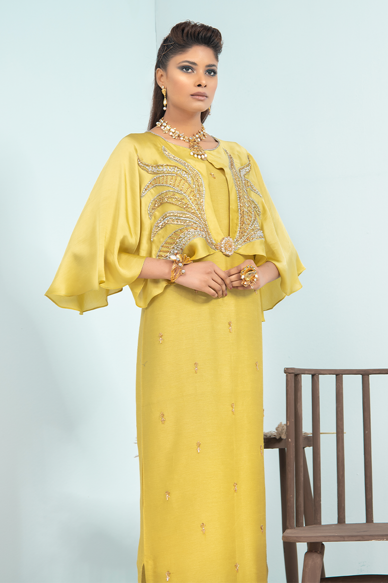 Maria Osama Khan Luxury Pret Signature - DAFFODIL