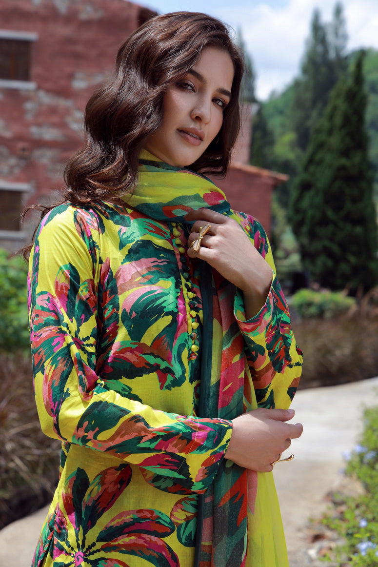 Feathers Premium Printed Lawn Unstitched 3Pc Suit MONEL-FT543