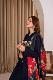 Feathers Digital Printed Khaddar Unstitched 3Pc Suit MORLIS-FT595