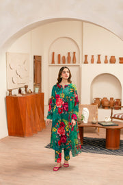Feathers Twilight Temptations Unstitched Printed Lawn 3Pc Suit MOSS-FT467