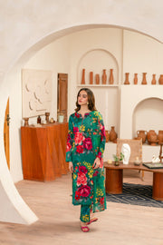 Feathers Twilight Temptations Unstitched Printed Lawn 3Pc Suit MOSS-FT467
