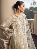 Maria.B Unstitched Chiffon Embroidered Suit MPC-23-101 Coffee