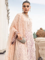 Maria.B Unstitched Chiffon Embroidered Suit MPC-23-103 Lilac