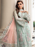 Maria.B Unstitched Chiffon Embroidered Suit MPC-23-104 Mint Green
