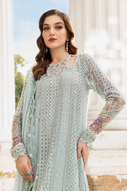 Maria.B Unstitched Embroidered Luxury Chiffon 3Pc Suit MPC-24-103
