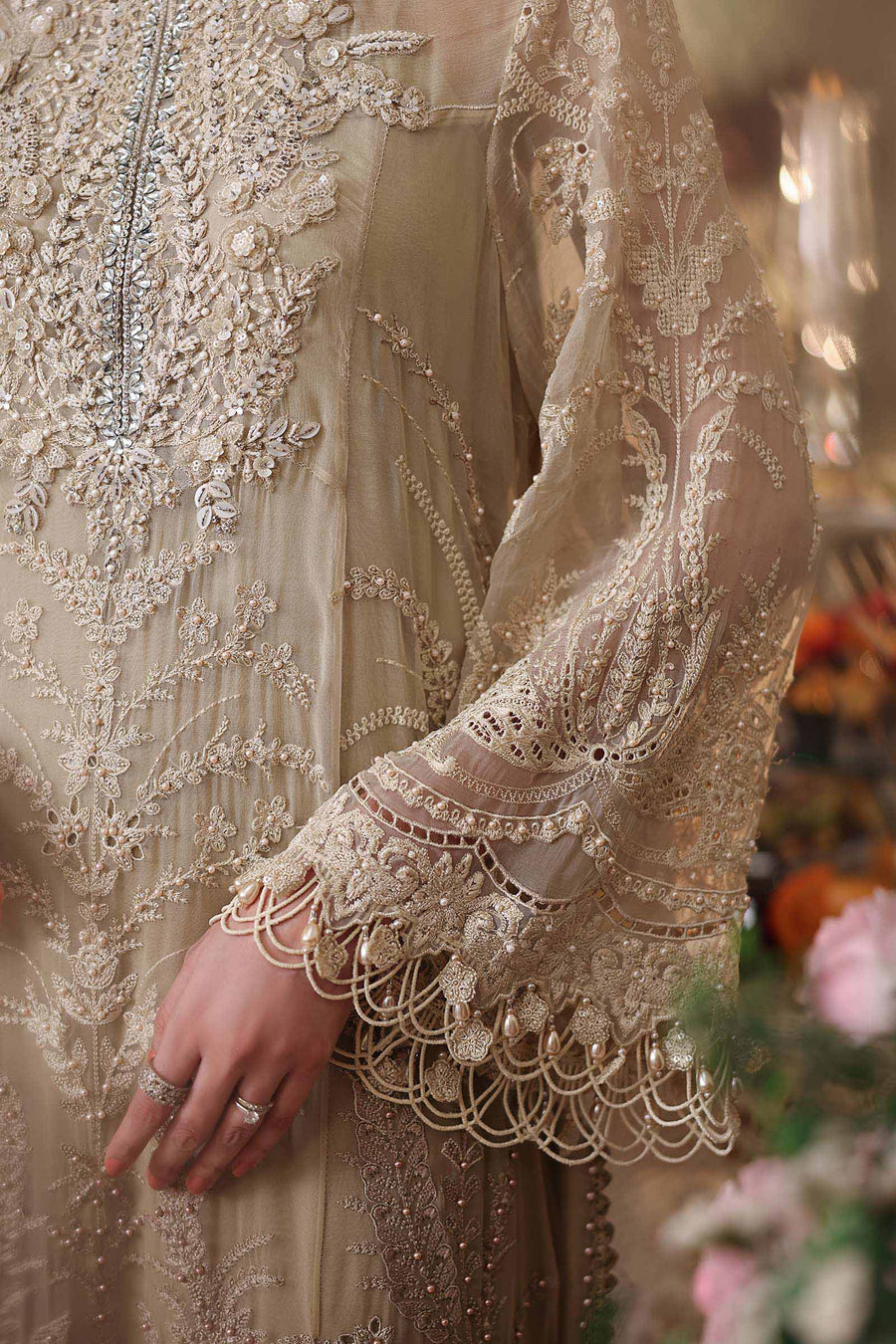 Maria B Embroidered Luxury Chiffon Unstitched 3Pc Suit MPC-26-103