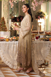 Maria B Embroidered Luxury Chiffon Unstitched 3Pc Suit MPC-26-103
