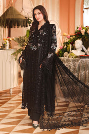 Maria.B Embroidered Luxury Chiffon Unstitched 3Pc Suit MPC-26-204