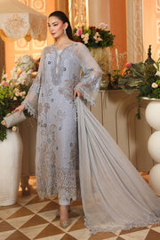Maria.B Embroidered Luxury Chiffon Unstitched 3Pc Suit MPC-26-206