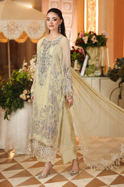 Maria.B Embroidered Luxury Chiffon Unstitched 3Pc Suit MPC-26-208