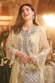 Maria.B Embroidered Luxury Chiffon Unstitched 3Pc Suit MPC-26-208