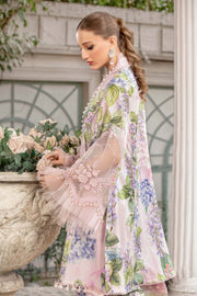 Maria.B M.Prints Unstitched Embroidered Lawn 3Pc Suit MPT-1801-A