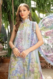 Maria.B M.Prints Unstitched Embroidered Lawn 3Pc Suit MPT-1801-B