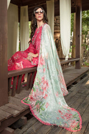 Maria.B M.Prints Unstitched Embroidered Lawn 3Pc Suit MPT-1802-A
