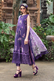 Maria.B M.Prints Unstitched Embroidered Lawn 3Pc Suit MPT-1802-B