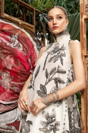 Maria.B M.Prints Unstitched Embroidered Lawn 3Pc Suit MPT-1803-A